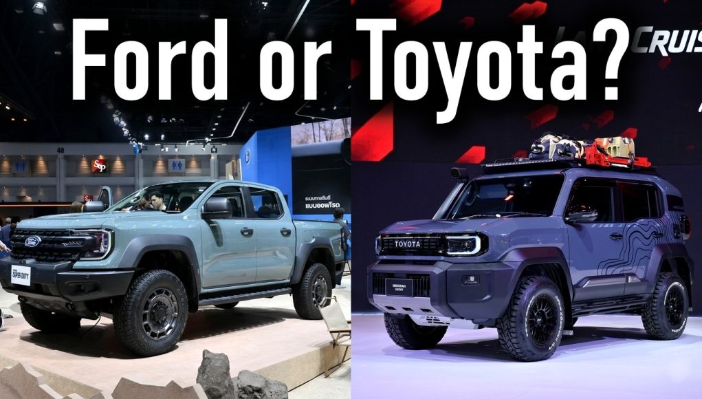 2026 Ford Ranger Super Duty vs 2026 Toyota Land Cruiser FJ (Exterior/Interior)