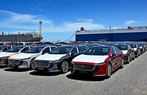 First batch of 500 Mazda6e electric cars arrive Thailand